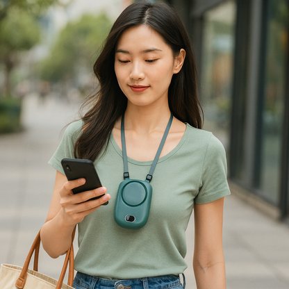 CoolBand™ - Ventilador recargable colgante