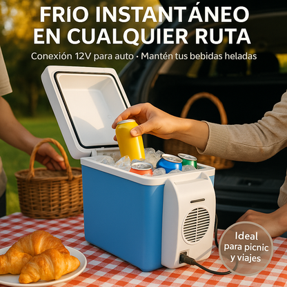 TourFreeze™ - Refrigerador Cooler Nevera Auto Portátil