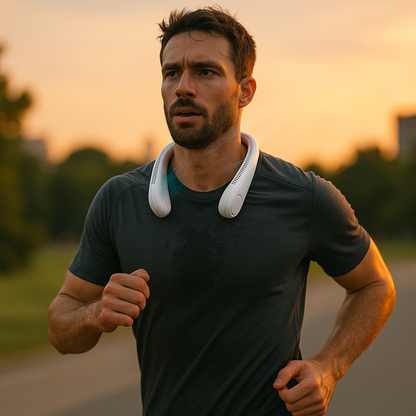 AirHalo™ - Ventilador de Cuello Portátil Recargable