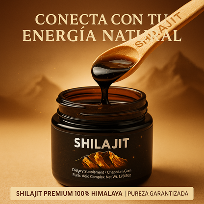 Shilajit premium en resina – GoldFuel™