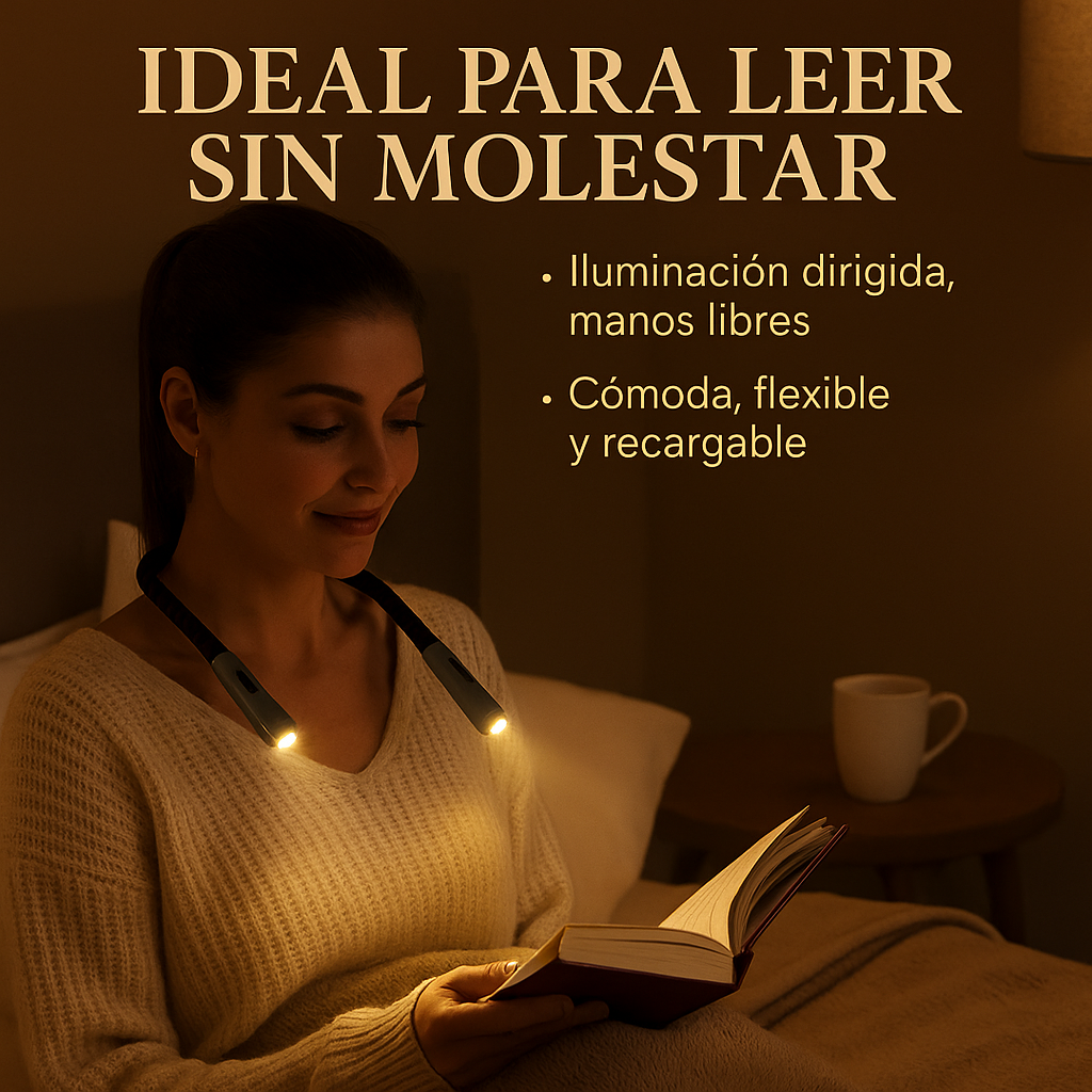 Luz de lectura manos libres – NeckBright™