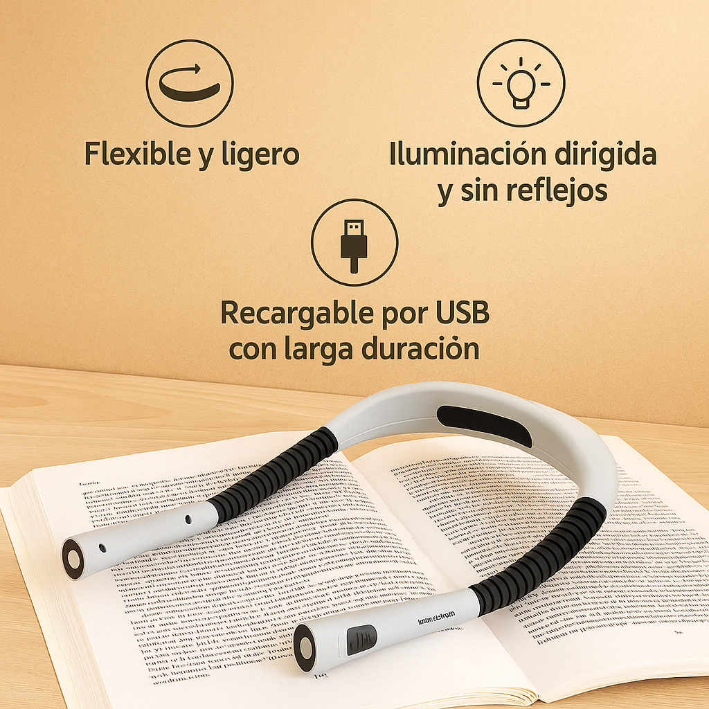 Luz de lectura manos libres – NeckBright™