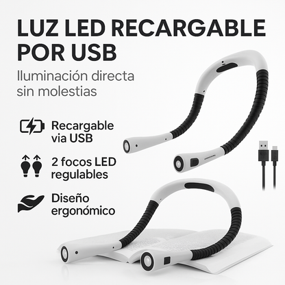 Luz de lectura manos libres – NeckBright™