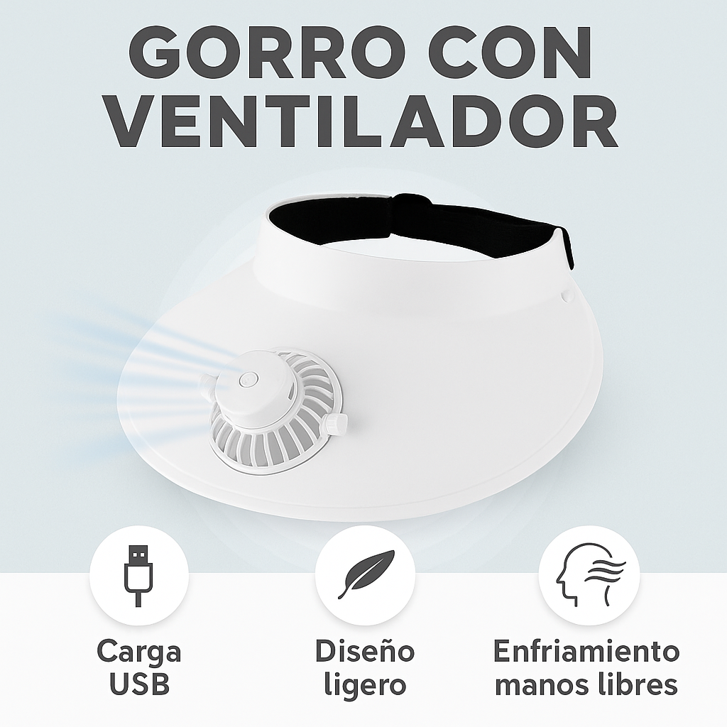 Gorro con ventilador integrado – CoolCap™