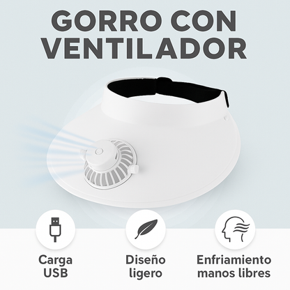 Gorro con ventilador integrado – CoolCap™
