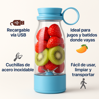 Batidora portátil recargable – SmoothSip™