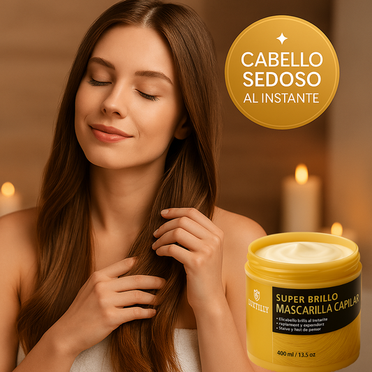 LumiStrand™ - Mascarilla Capilar Super Brillo