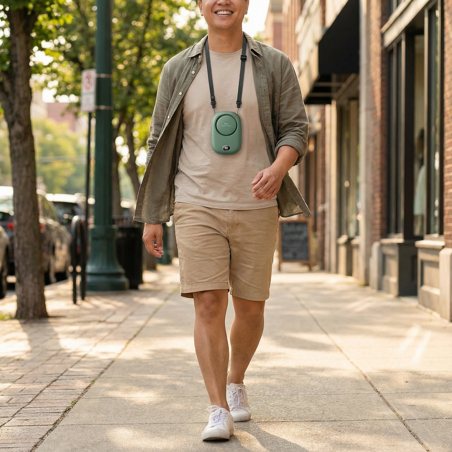 CoolBand™ - Ventilador recargable colgante