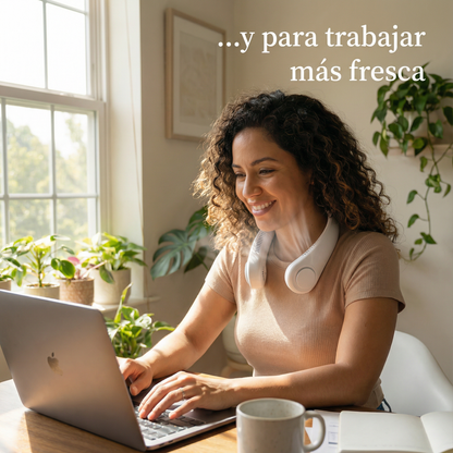 AirHalo™ - Ventilador de Cuello Portátil Recargable