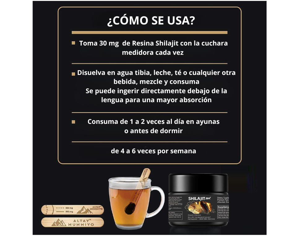 Shilajit premium en resina – GoldFuel™